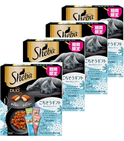 Amazon.co.jp: シーバ デュオ 成猫用 厳選海の幸セレクション 200g(20g